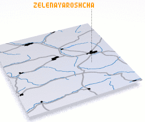 3d view of Zelënaya Roshcha