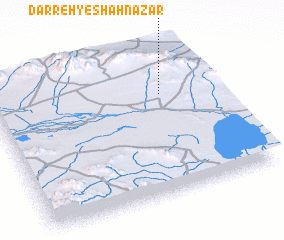 3d view of Darreh-ye Shāh Naz̧ar