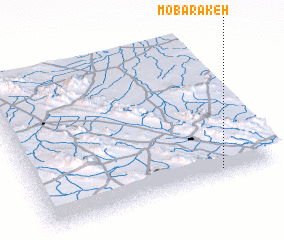 3d view of Mobārakeh