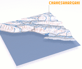 3d view of Chāh-e Saḩargāhī