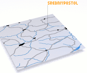 3d view of Sredniy Postol
