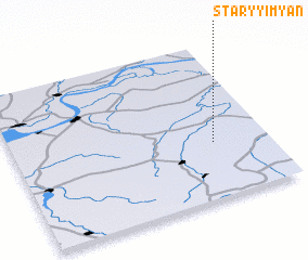 3d view of Staryy Imyan