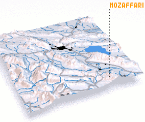 3d view of Moz̧affarī