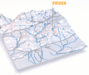 3d view of Pīrdeh