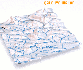 3d view of Qal‘eh-ye Khalaf