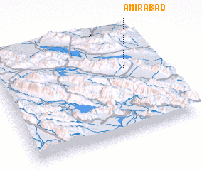 3d view of Amīrābād