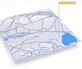 3d view of Gāv Khūnī