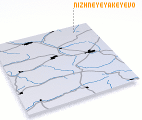 3d view of Nizhneye Yakeyevo