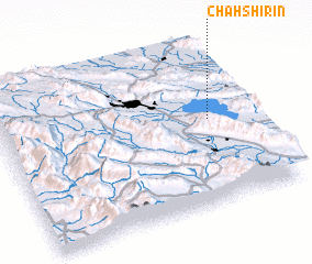 3d view of Chāh Shīrīn