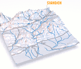 3d view of Sīāh Deh