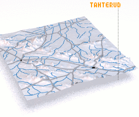 3d view of Taḩt-e Rūd