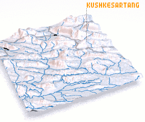 3d view of Kūshk-e Sar Tang