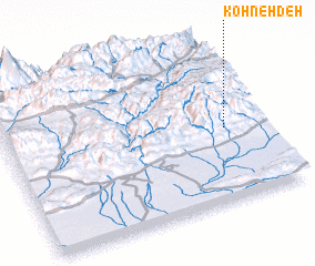 3d view of Kohneh Deh