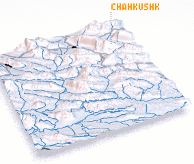 3d view of Chah Kūshk