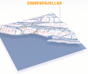 3d view of Shāh Farajollāh