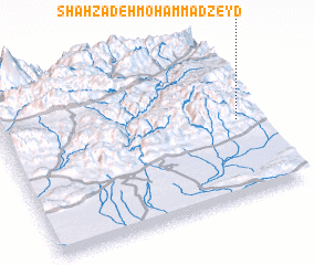 3d view of Shāhzādeh Moḩammad Zeyd