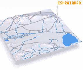 3d view of ‘Eshratābād