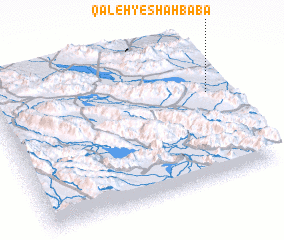 3d view of Qal‘eh-ye Shāhbābā