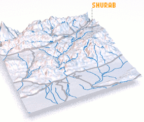 3d view of Shūr Āb