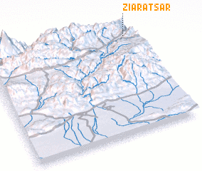 3d view of Zīārat Sar