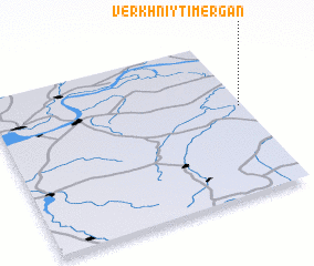 3d view of Verkhniy Timergan