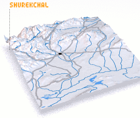 3d view of Shūrek Chāl