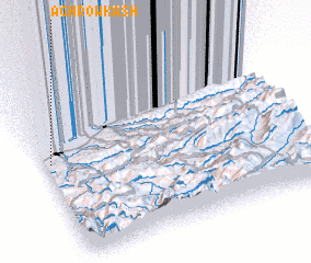 3d view of Āghrow Kash