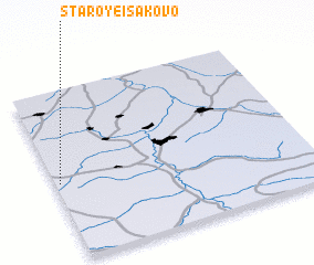 3d view of Staroye Isakovo