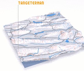 3d view of Tang-e Termān