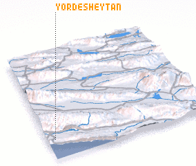 3d view of Yord-e Sheyţān