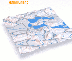 3d view of Esmā‘īlābād