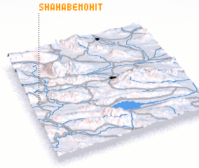 3d view of Shāh Āb-e Moḩīţ