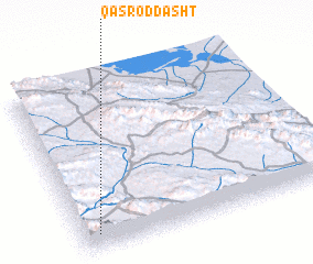 3d view of Qaşr od Dasht