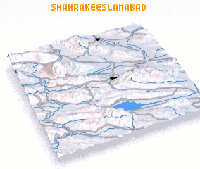 3d view of Shahrak-e Eslāmābād