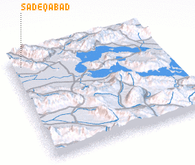 3d view of Şādeqābād