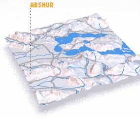 3d view of Āb Shūr