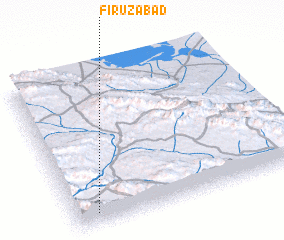 3d view of Fīrūzābād