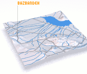 3d view of Bāzbān Deh