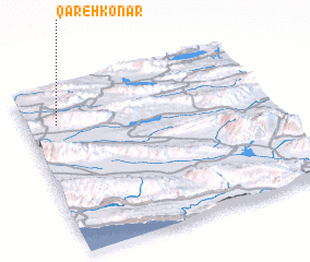 3d view of Qareh Konār