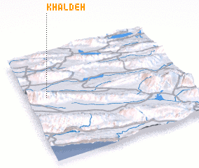 3d view of Khāl Deh