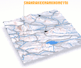 3d view of Shahrak-e Emām Khomeynī