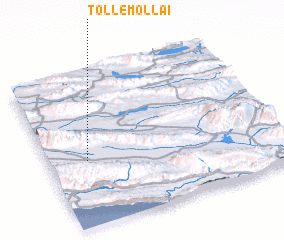 3d view of Toll-e Mollā\