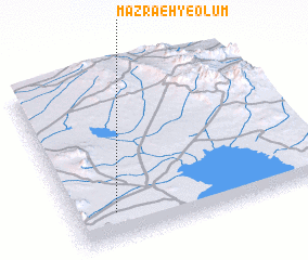 3d view of Mazra‘eh-ye ‘Olūm