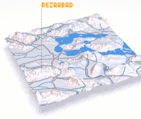 3d view of Reẕāābād