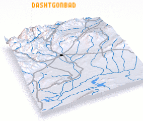 3d view of Dasht Gonbad