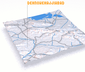 3d view of Deh Now-e Ḩājjīābād