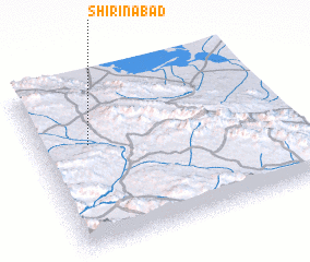 3d view of Shīrīnābād