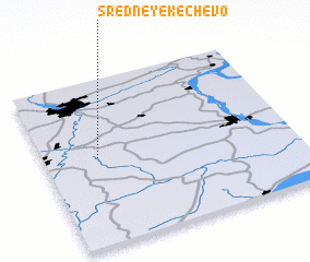 3d view of Sredneye Kechevo