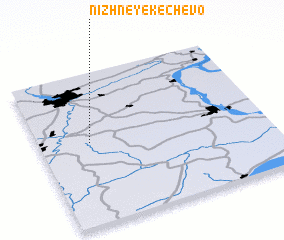 3d view of Nizhneye Kechevo