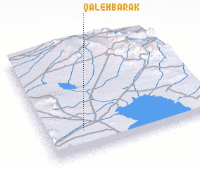 3d view of Qal‘eh Bārak